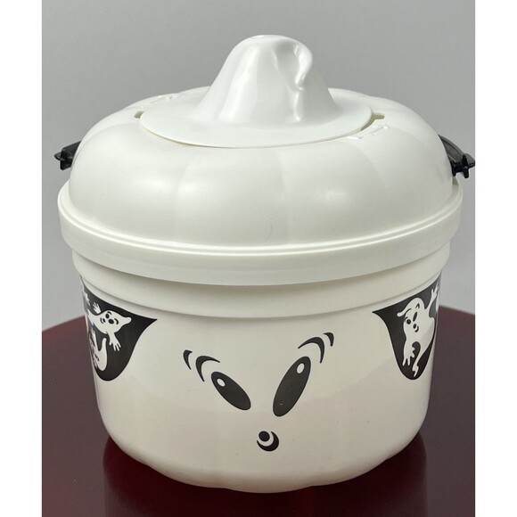 McDonald's Other - 1993 Spooky Ghost McDonald's Halloween White Treat Bucket Cookie Cutter Lid